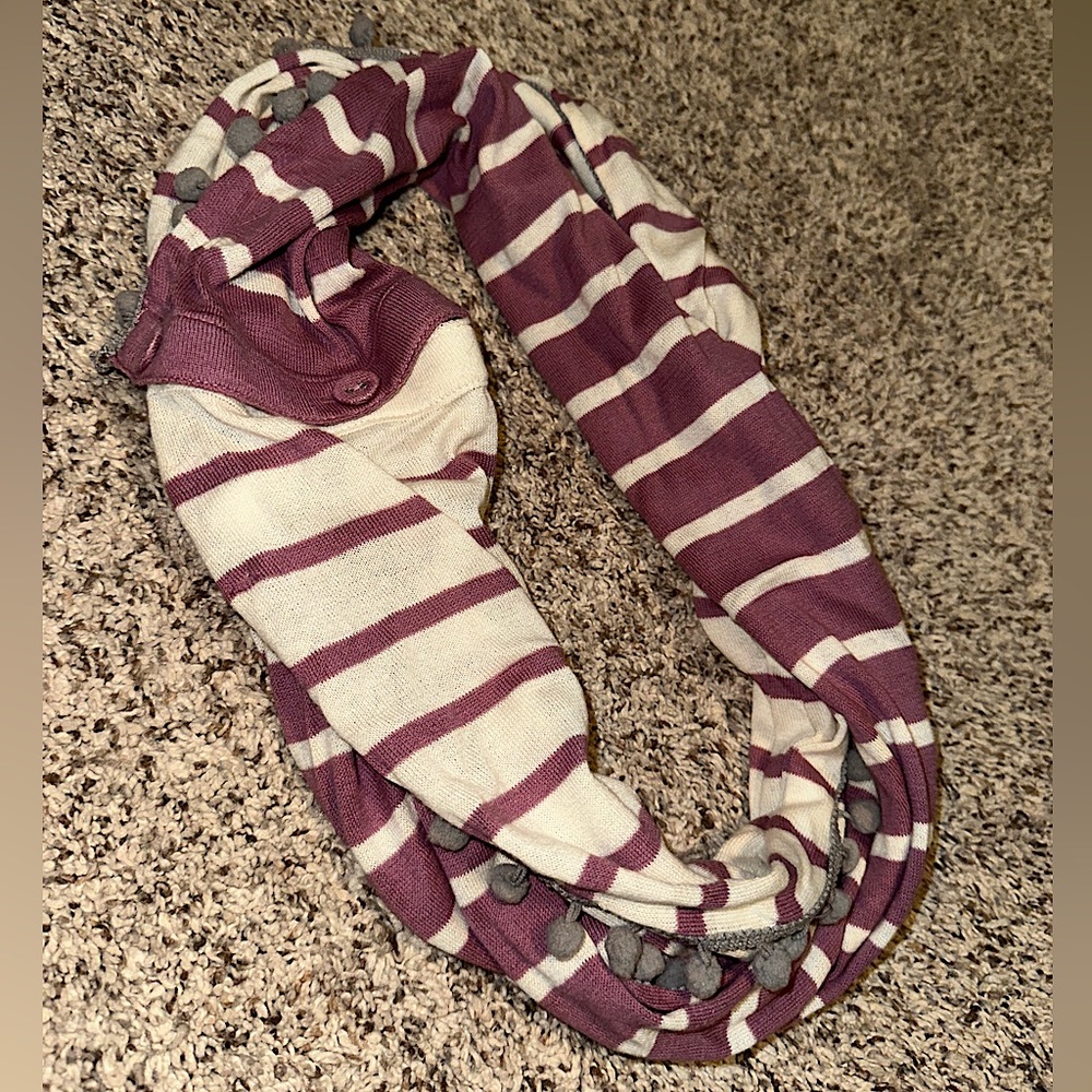 Women’s Juicy Couture Striped Infinity Scarf
